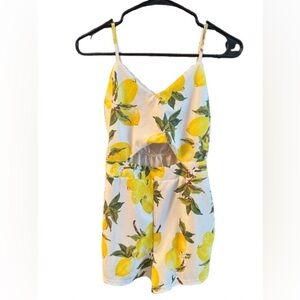 Lemon Print Romper